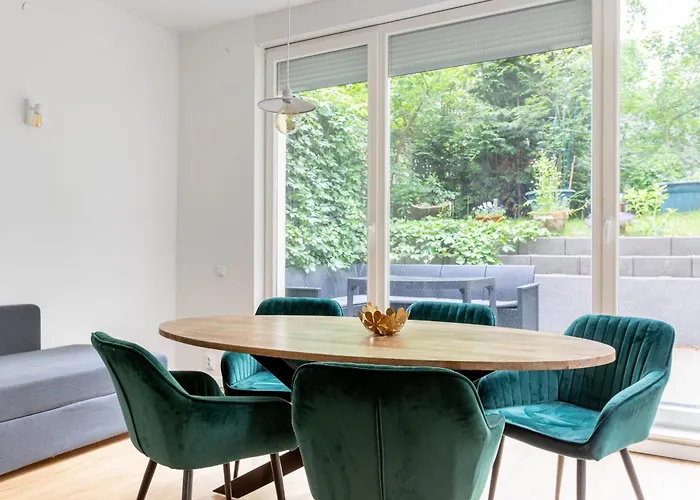 Lägenhet Global Living - Design I I Beamer I Kitchen I Terrace I *